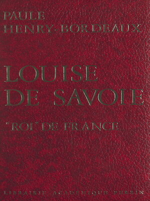 cover image of Louise de Savoie, "roi" de France